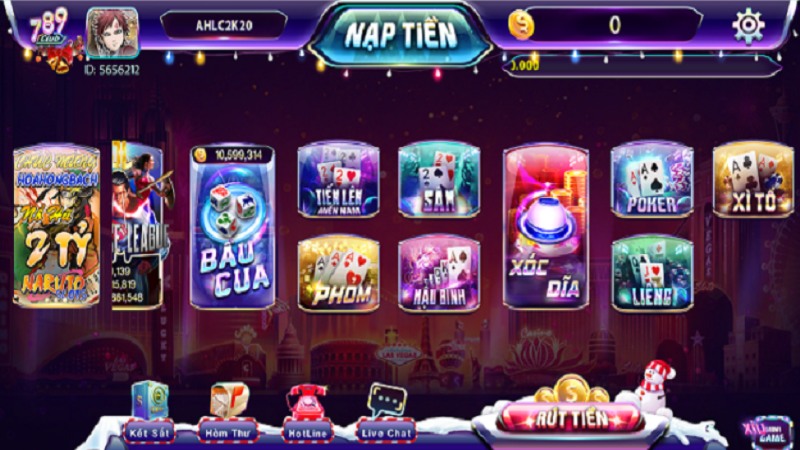 dang nhap 789club 3 Kho tàng game đồ sộ sau khi đăng nhập 789Club
